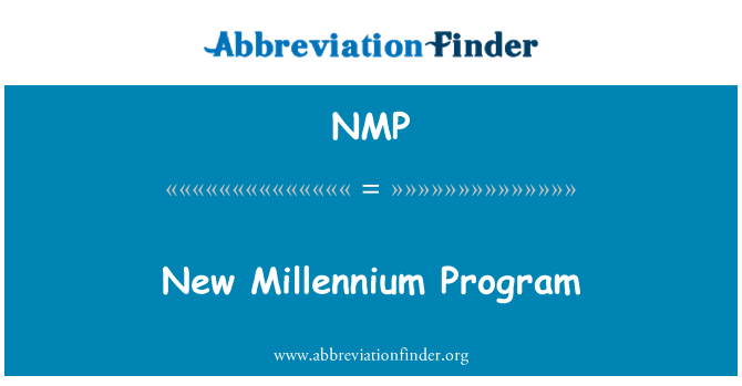 NMP: Milenium baru Program