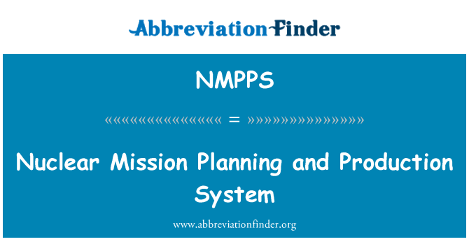 NMPPS: Nikleyè planifikasyon sou misyon ak sistèm pwodiksyon