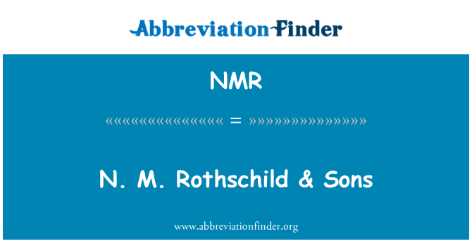 NMR: N. Mudumbai Rothschild & pitit gason