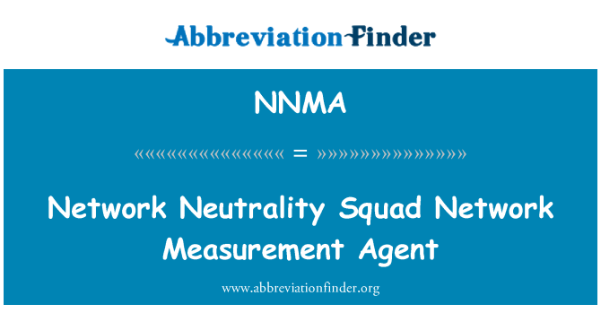NNMA: Tan-netwerk tan-newtralità Squad Network kejl aġent