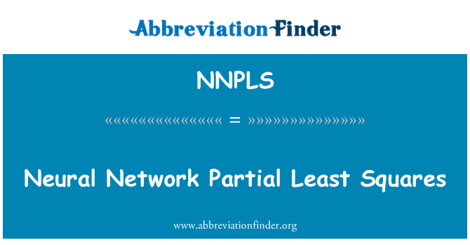 NNPLS: Neural Network Partial Least Squares