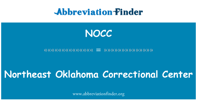NOCC: مرکز تادیبی شمال شرقی اوکلاهوما