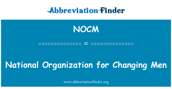 NOCM: Nationell organisation för att ändra män