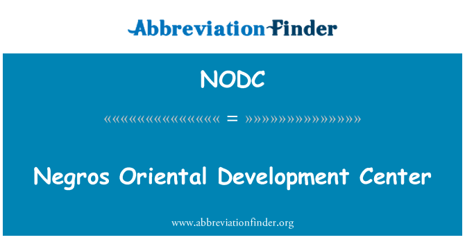 NODC: Negros Oriental Development Center