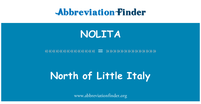 NOLITA: Ten noorden van Little Italy