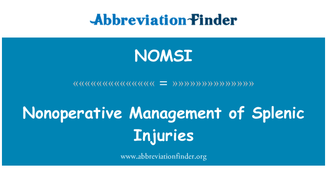 NOMSI: Nonoperative hallinnoinnin pernan vammoja