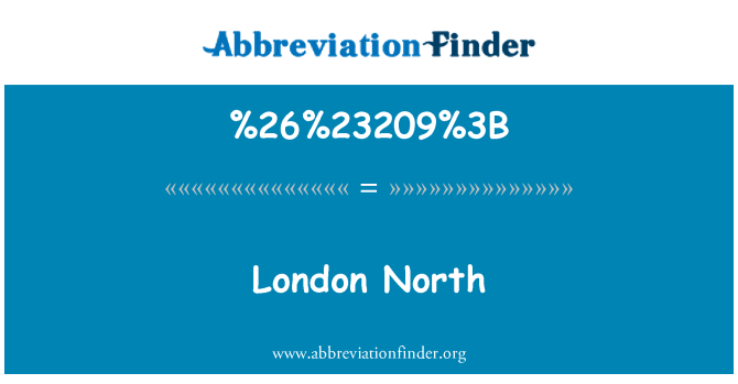 %26%23209%3B: London North