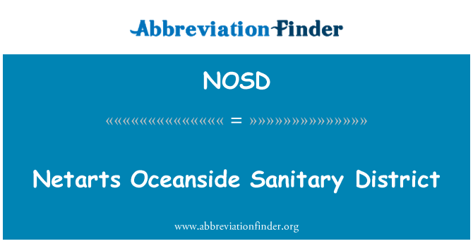 NOSD: Netarts Oceanside sanitaar rajoon