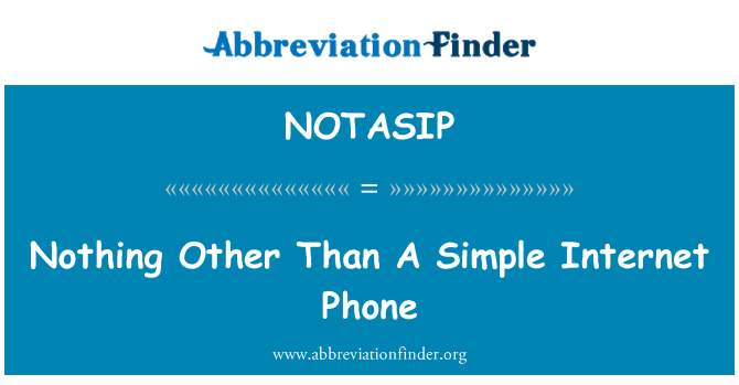 NOTASIP: Res que no sigui un telèfon de Simple Internet