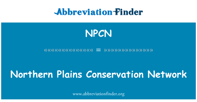 NPCN: Red de conservación llanuras del norte