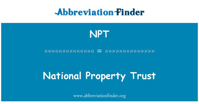 NPT: Proprjetà nazzjonali Trust
