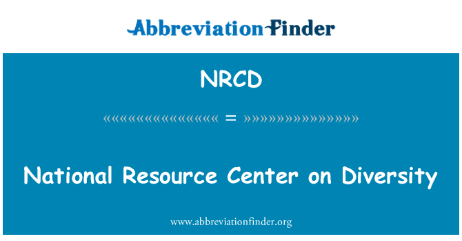 NRCD: National Resource Center za raznolikost