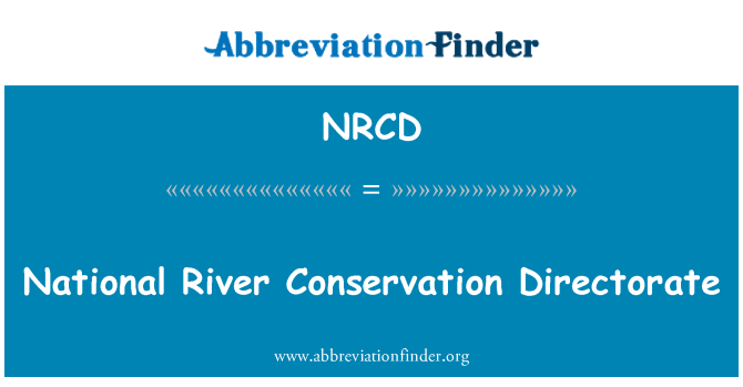 NRCD: Nationale rivier instandhouding Directoraat