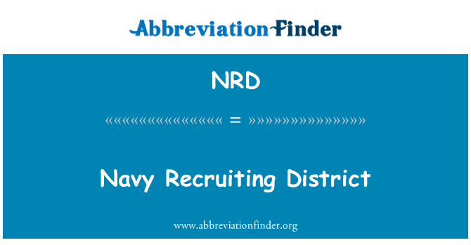 NRD: Navy toborzó kerület