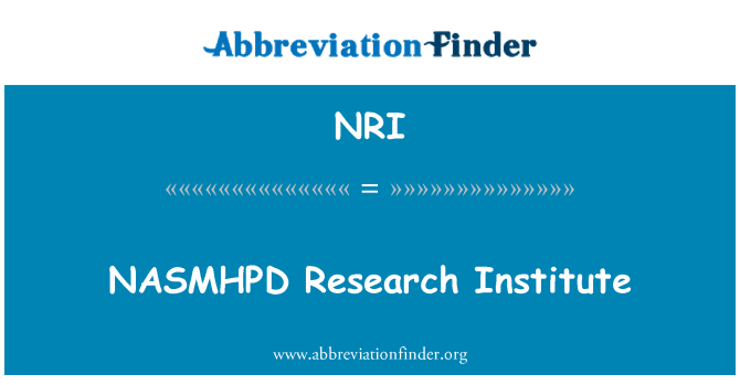 NRI: نسمہپد ریسرچ انسٹی ٹیوٹ