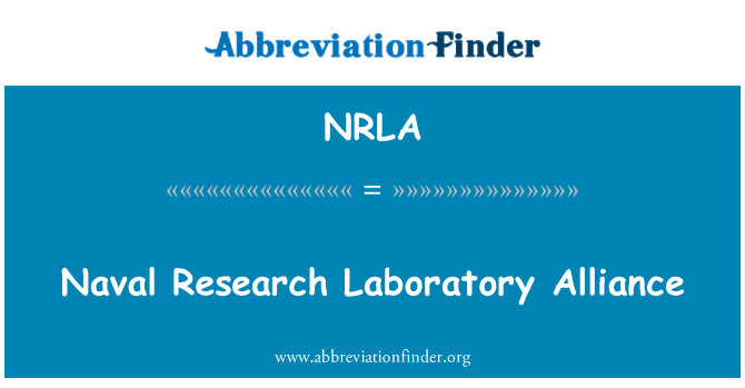 NRLA: Naval Research Laboratory Alliance