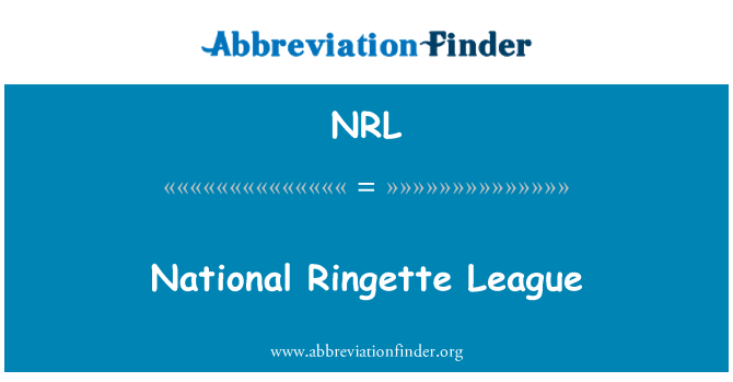 NRL: राष्ट्रीय Ringette लीग