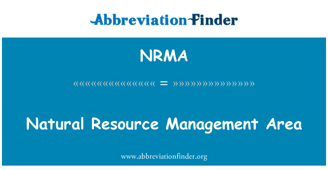 NRMA: 自然資源管理區