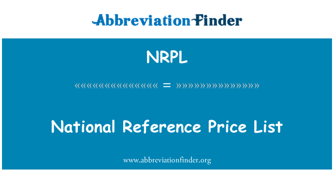 NRPL: Valsts references cenu sarakstu