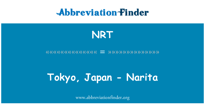 NRT: Tokyo, Japan - Narita