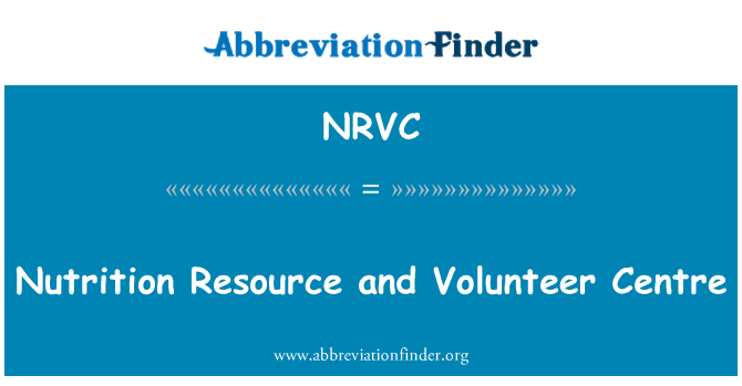 NRVC: Nutrition resurs och volontär centrum