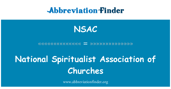 NSAC: Asociace národních spiritista církví
