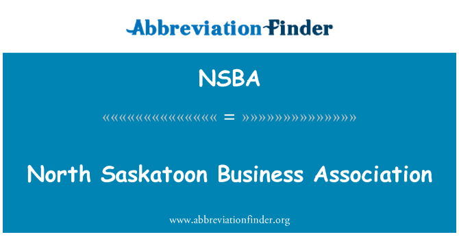 NSBA: איגוד עסקי סאסקטון צפון