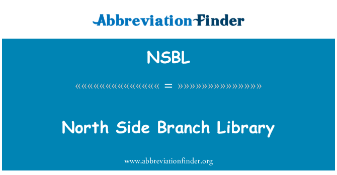 NSBL: North Side Branch Library