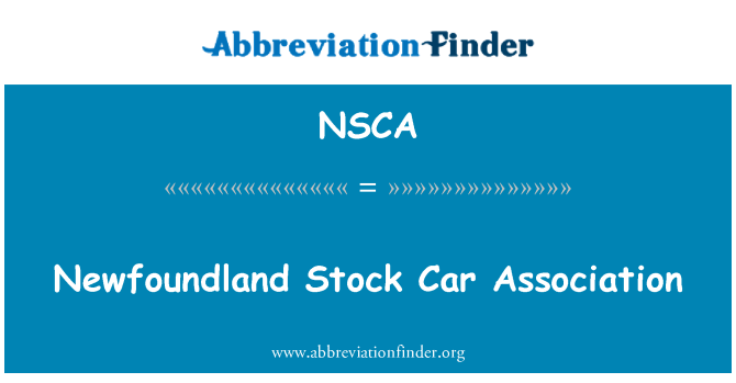 NSCA: Asosyasyon valè machin Newfoundland