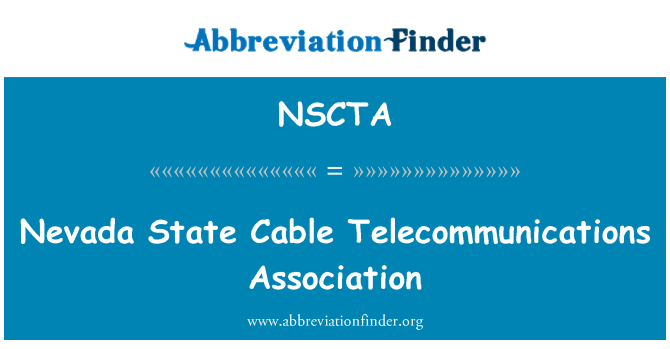 NSCTA: नेवादा राज्य केबल दूरसंचार संघ