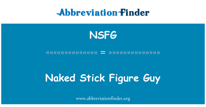 NSFG: Ragazzo nudo figura del bastone