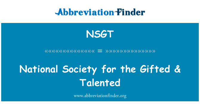 NSGT: Société nationale pour le talentueux & talentueux