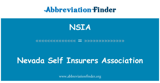 NSIA: Nevada asosyasyon Assureurs pwòp tèt ou