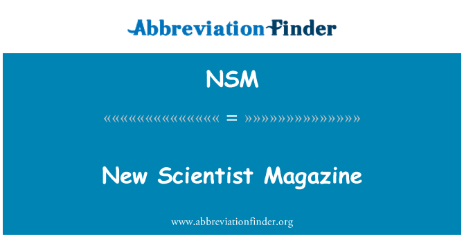 NSM: Magazin Xjentist ġodda
