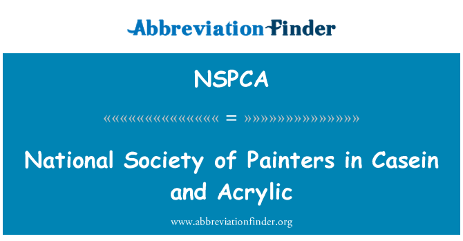 NSPCA: National Society of Painters in Casein and Acrylic