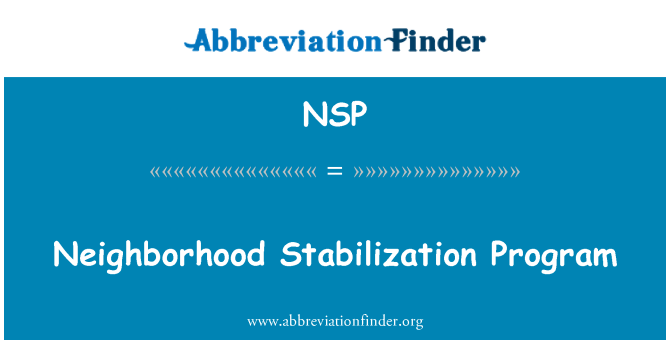 NSP: Naabrivalve stabiliseerimise programm