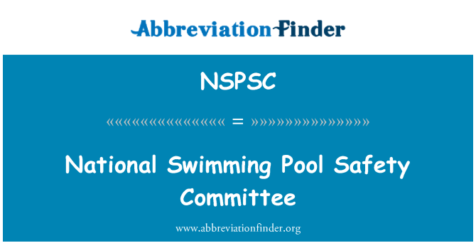 NSPSC: Національний плавальний басейн безпеки комітету