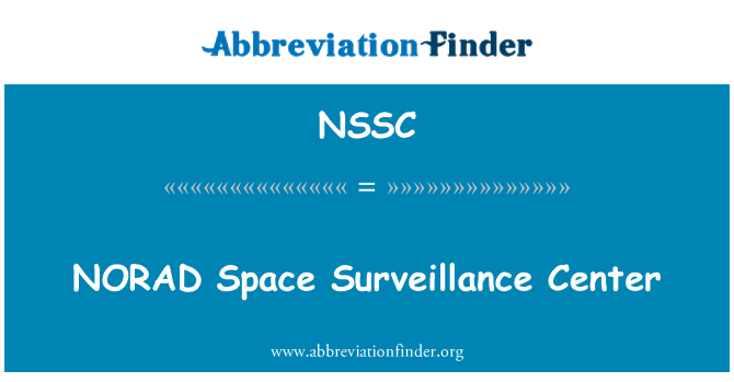 NSSC: 北美防空聯合司令部空間監控中心