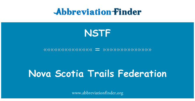 NSTF: Nova Scotia laluan Persekutuan