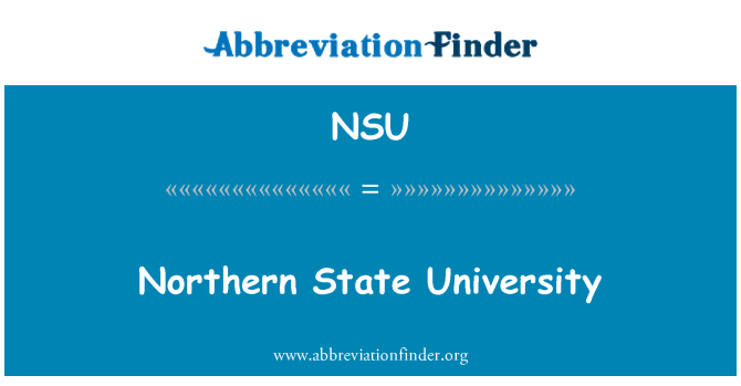 NSU: Northern State University