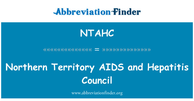 NTAHC: Territorio del Nord AIDS ed epatite Consiglio