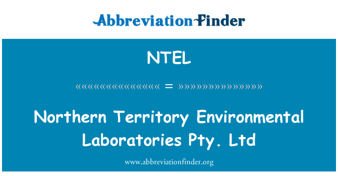 NTEL: Territori septentrional ambientals laboratoris Pty Ltd