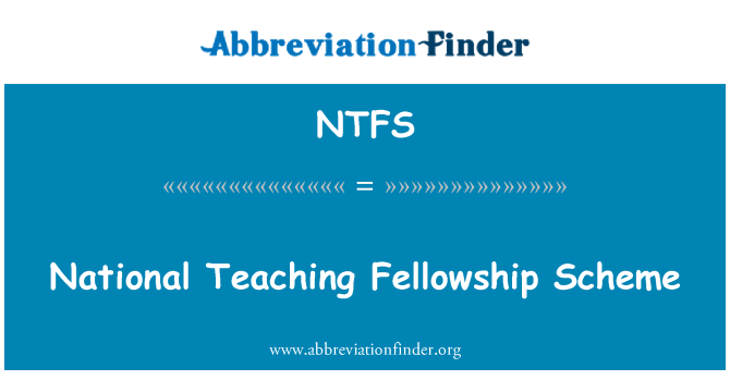 NTFS: National Teaching Fellowship Scheme