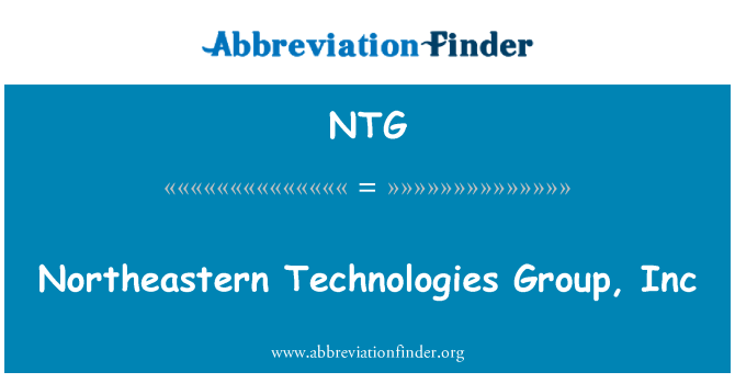 NTG: Noreste Technologies Group, Inc.