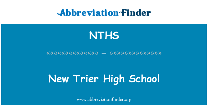 NTHS: New Trier High School