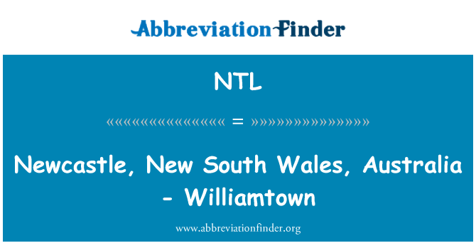 NTL: Newcastle, New South Wales, Australien - Williamtown