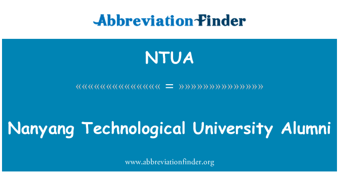 NTUA: Absolventi Nanyang technologické univerzity