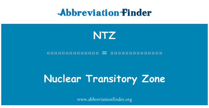 NTZ: Parth ddarfodol niwclear