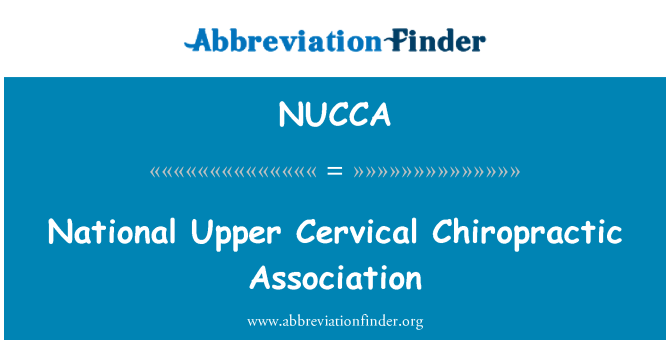 NUCCA: Associação de Quiropraxia Cervical superior nacional