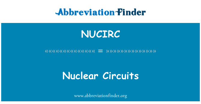 NUCIRC: Tuuma ahelad